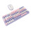 Wireless Keyboard Mouse Combo, 82 Keys, 2.4G & Bluetooth, Violet 13