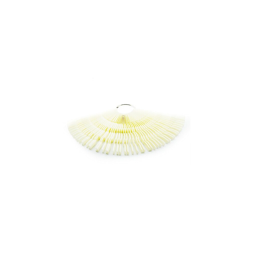 150 Pcs Nail Tip Display Fan Board Clear False Nail Practice Sticks for Gel Polish