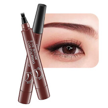 Waterproof FourPronged Eyebrow Pencil with AntiSmudge LongLasting Natural Finish for Beginners and Pros