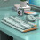 Wireless Keyboard Mouse Combo 82 Keys Bluetooth 2.4G Low Noise Green 5