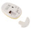 Combo tastiera e mouse giallo 82-tasti 2.4G BT 8
