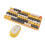 Wireless Keyboard Mouse Combo 82 Keys 2.4G Bluetooth Low Noise Yellow 16