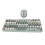 Wireless Keyboard Mouse Combo 82 Keys Bluetooth 2.4G Low Noise Green 11