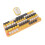 Combo tastiera e mouse giallo 82-tasti 2.4G BT 12