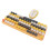 Wireless Keyboard Mouse Combo 82 Keys 2.4G Bluetooth Low Noise Yellow 9