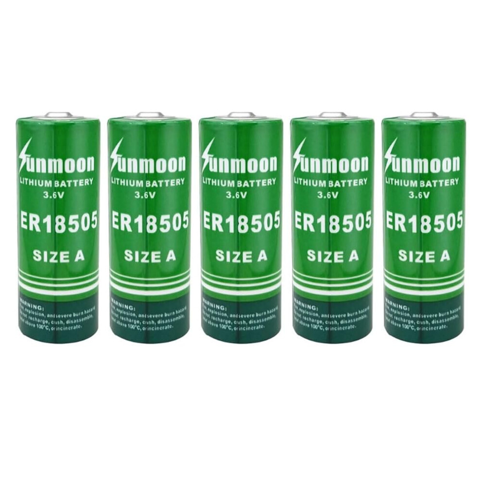 5Pcs Er18505 3.6V 4000Mah Lithium Battery Longlasting Energy Density For Industrial Sensors 9113335834248