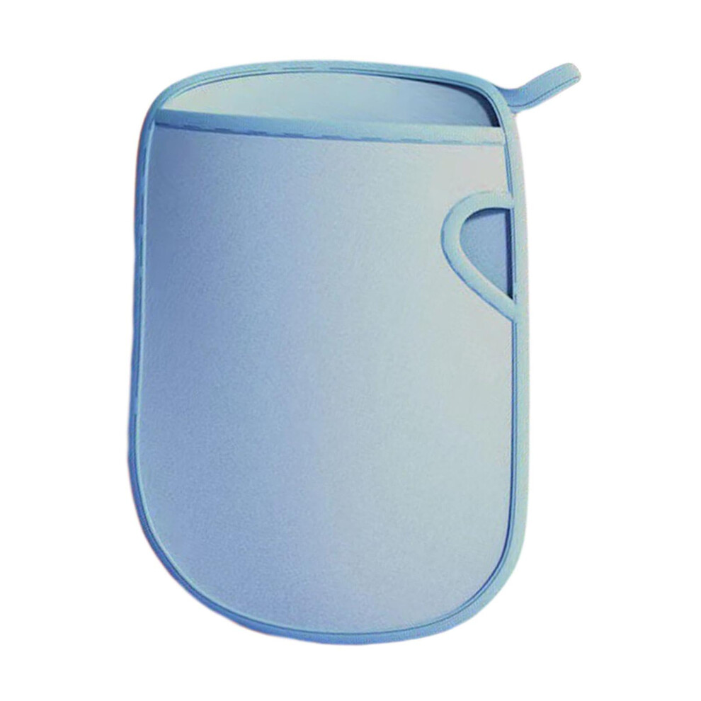 Blue Bath Sponge For Kids And Adults, Pva Shower Exfoliating Mitt, Gentle Daily Body Scrub