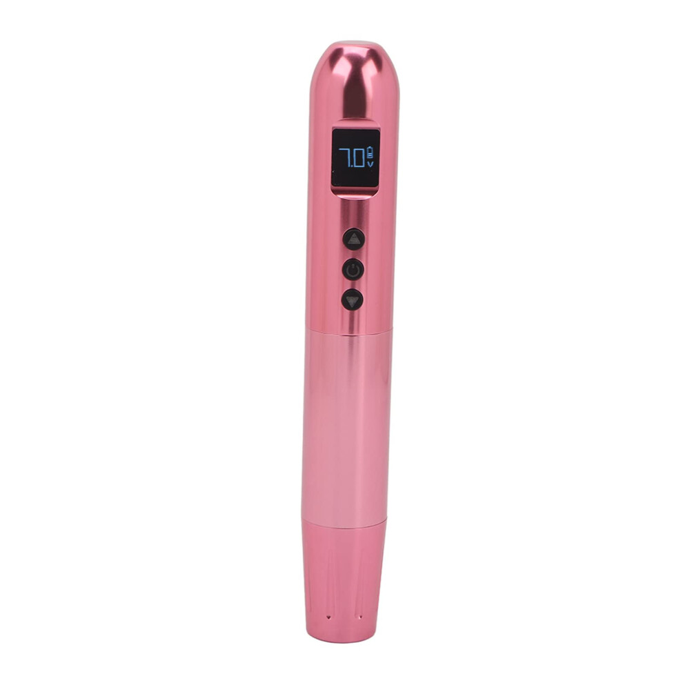 Wireless Tattoo Pen, Wireless Dual Mode Rotary Liner Shader with Long Battery Life, Rose Gold