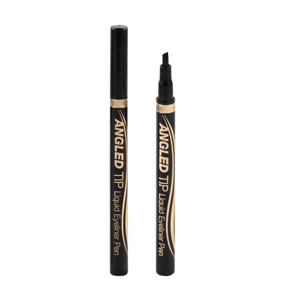 Black Waterproof Liquid Eyeliner Pen Long Lasting Fast Drying Smudge Proof Sweatproof Precise Line
