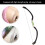 Professional Eyebrow Mapping Ruler with String, Black Aluminum Tattoo Measuring Tool for Microblading 4