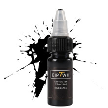 15ml True Black Tattoo Ink 0.5oz for Professional Outlining and Smooth Shading Coverage