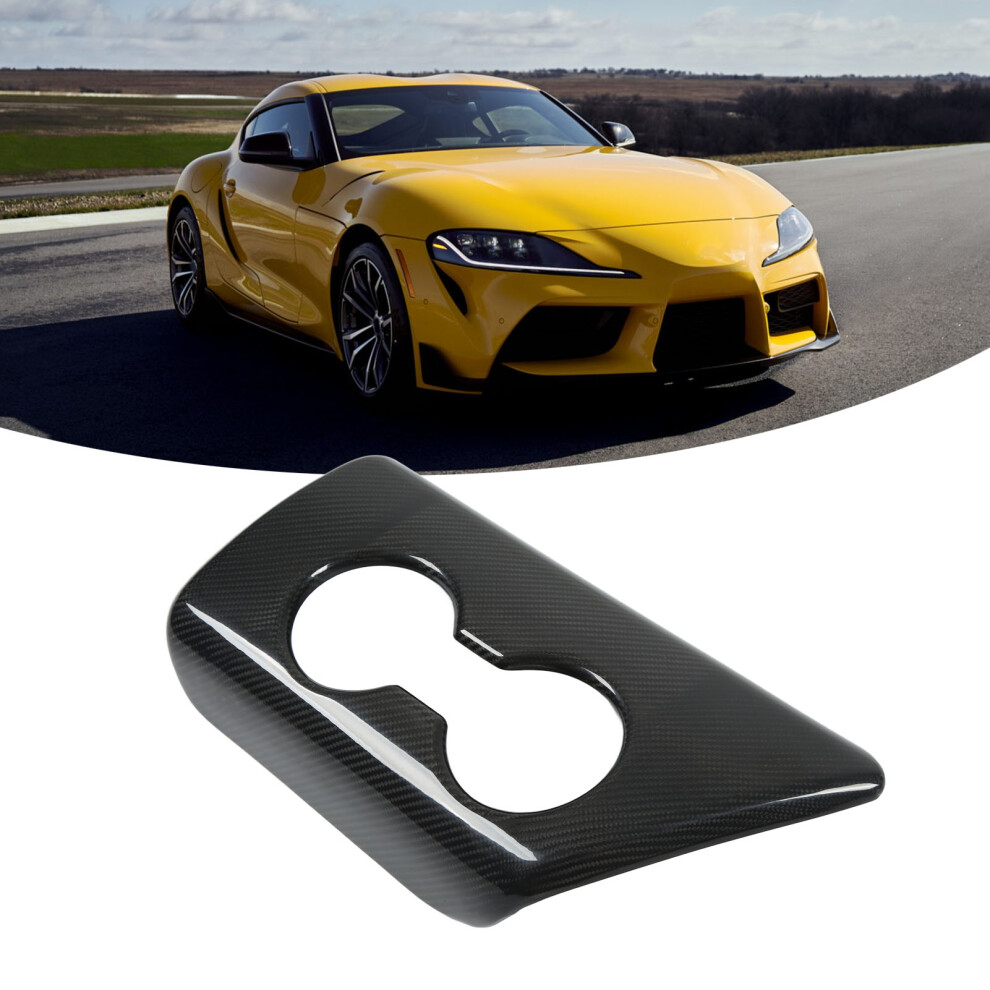 Gloss Carbon Fibre Cup Holder Trim For Supra 7340572701060