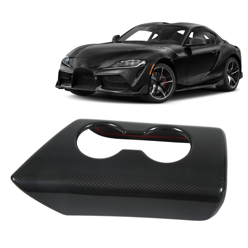 Carbon Cup Holder Cover Gr Supra 19-22 7340572722799