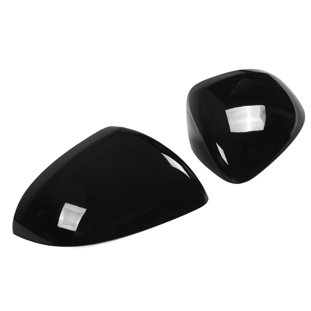 Rearview Mirror Cap Pair Glossy For S-Class Black 7790334188811