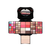 Pigmented Eyeshadow Palette with Blush and Highlighter, LongLasting AllinOne Makeup