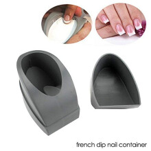 French Nail Dip Kit with Precise Smile Line Guides and Reusable Manicure Powder Molds for DIY Nail Art