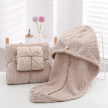 Microfiber Hair Towel for Women Quick Drying Soft Absorbent Wrap with Secure NonSlip Fit