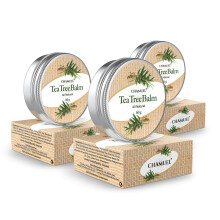 Tea Tree Balm 3Pack for Eczema Relief and Dry Cracked Skin with Natural AntiItch Moisture