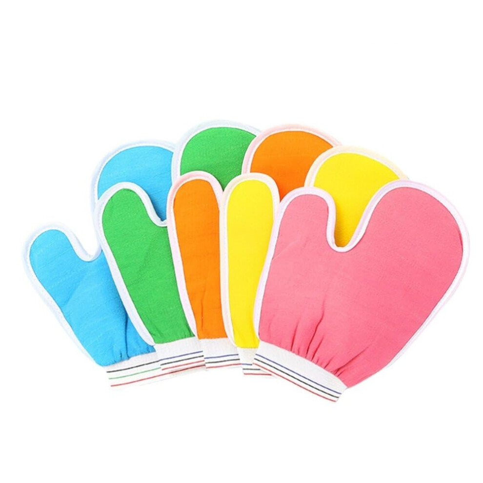 5pcs Exfoliating Bath Gloves for Shower Deep Exfoliation Textured Body Scrub Mitts Unisex