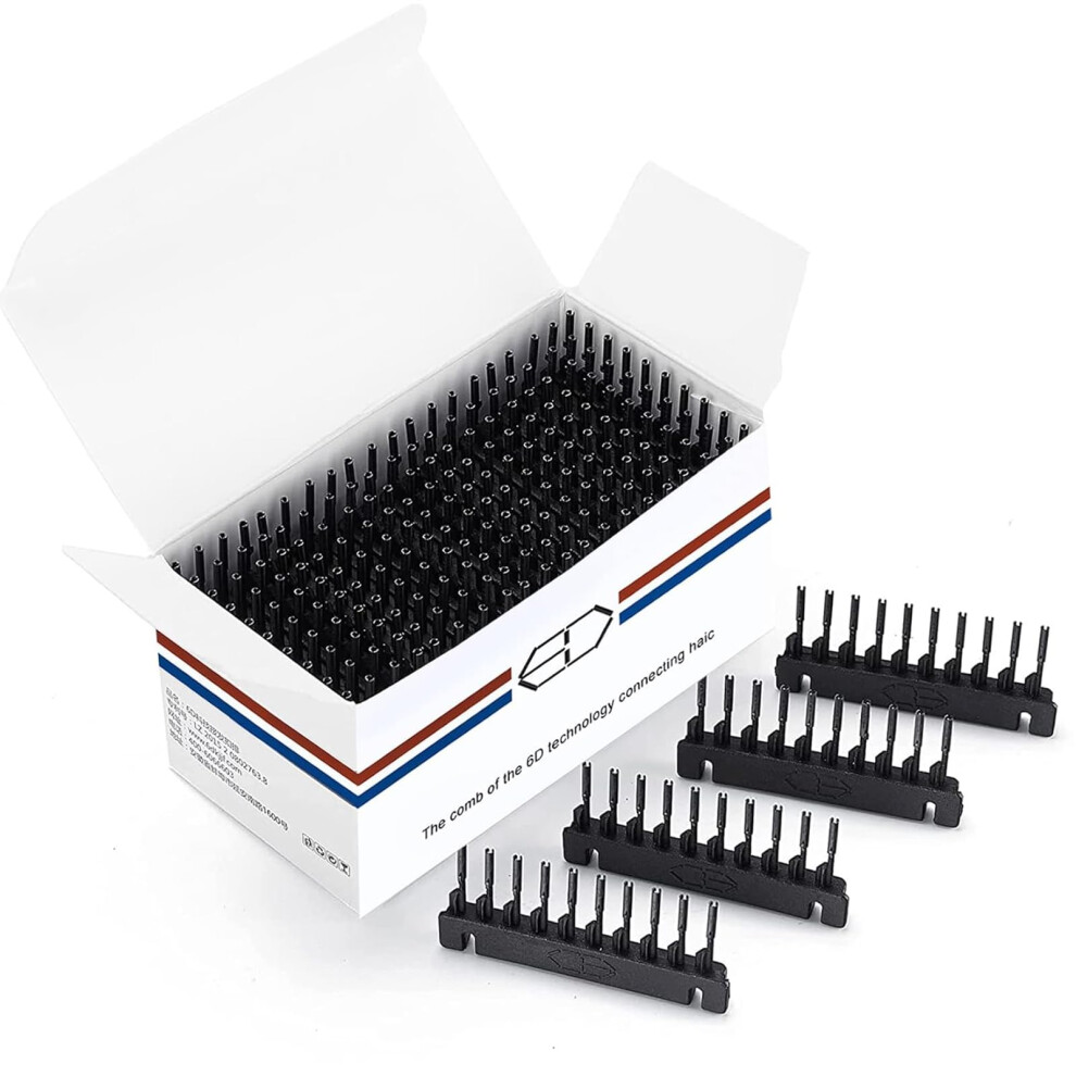 Unisex 6D Hair Extensions Tool With Cshaped Buckle, Notrace Connector For Seamless Natural Look, 40Pcs