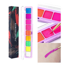 Glow in the Dark Face Paint Kit 9 Color Body and Face Paint Set with Wide Color Selection