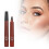 Waterproof Microblading Eyebrow Pencil Red Brown with 4 Tip Precision for Long Lasting Natural Brows 1