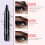 Waterproof Microblading Eyebrow Pencil Red Brown with 4 Tip Precision for Long Lasting Natural Brows 3