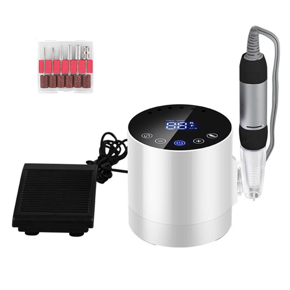 Electric Nail Drill 35000 RPM LCD Touch Screen Professional Nail File for Acrylic and Gel Nails