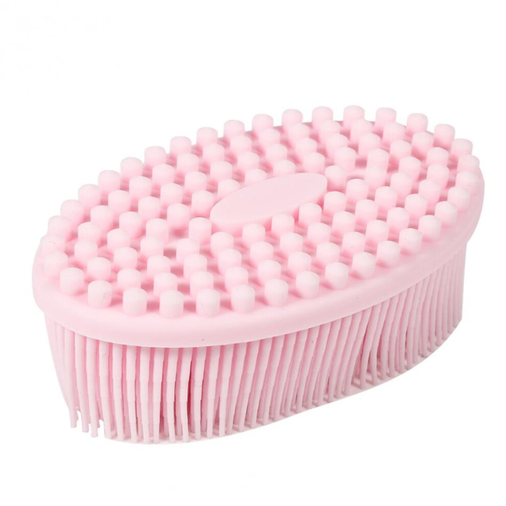 Silicone Bath Brush for Gentle Skin Exfoliation and Soothing Massage, Soft Body Scrubber for Shower