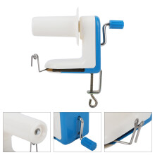 P Elvisore leggero azzurro a mano per la treccia di gomitoli, utensile in plastica compatto per lana