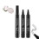 Waterproof Micro Fork Tip Eyebrow Pen with Precision 4Tip Design for Natural LongLasting Brows (Black) 1