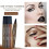 Waterproof Micro Fork Tip Eyebrow Pen with Precision 4Tip Design for Natural LongLasting Brows (Black) 2