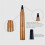Waterproof Micro Fork Tip Eyebrow Pen with Precision 4Tip Design for Natural LongLasting Brows (Black) 5