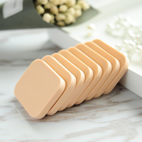 15 PCS Square Makeup Sponge and Rectangle Powder Puff Set for Foundation and Powder 2