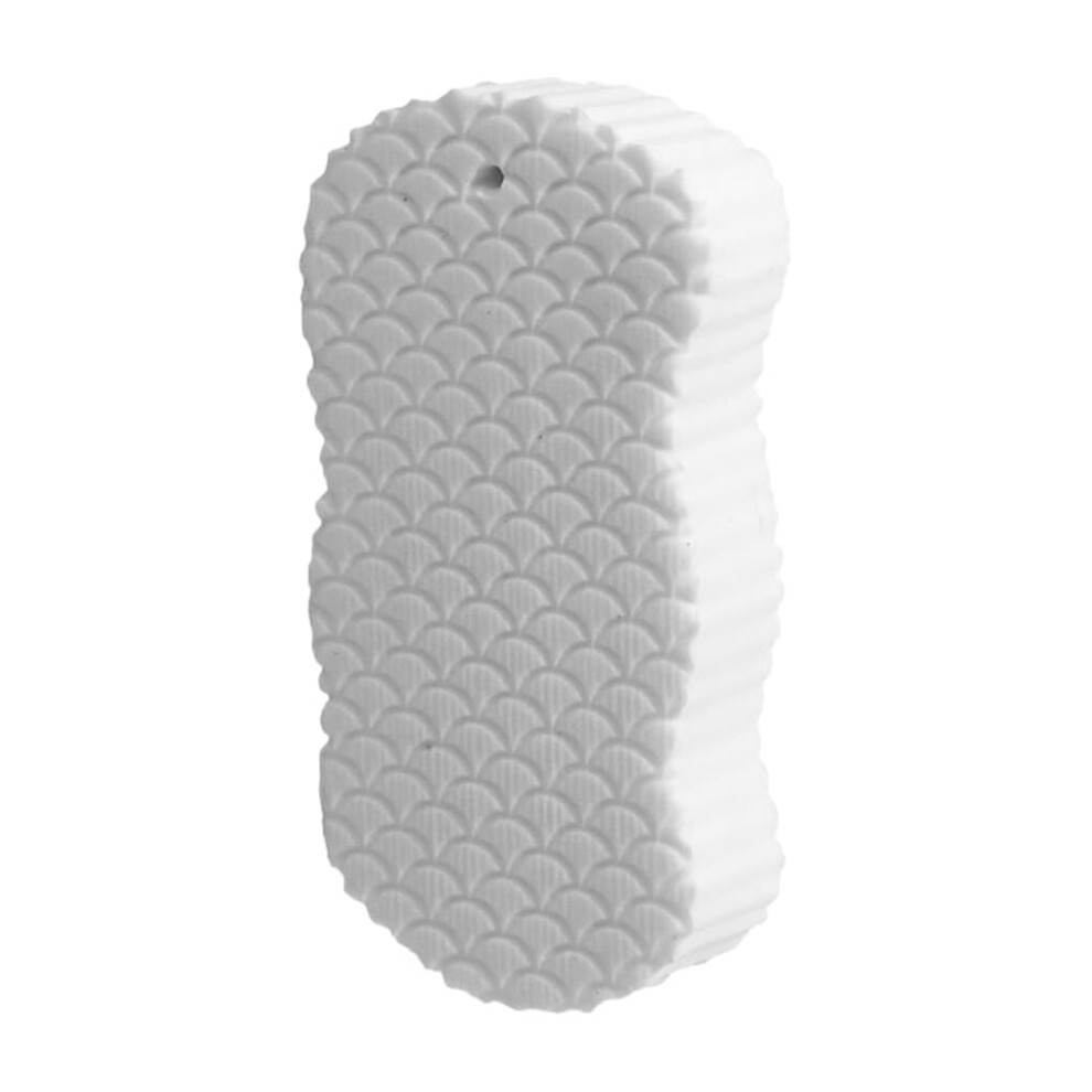 White Soft Pva Bath Sponge Body Scrubber For Gentle Skin Exfoliation And Deep Cleaning,