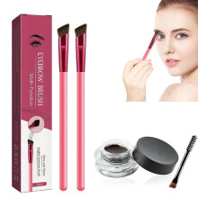 Waterproof 4D Eyebrow Pen and Kit with LongLasting Formula for Natural HairLike Strokes (Walnut)