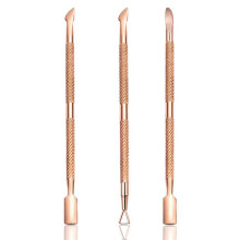 Cuticle Pusher and Remover Set 3pcs Stainless Steel DualEnded Professional Nail Care Kit