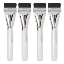 Foundation Brush Set 4pcs Ultra Soft Dense Bristles for Flawless Liquid and Concealer Application