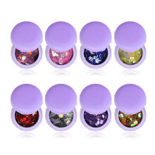 Holographic Chunky Glitter 8 PCS Mermaid Iridescent Sequins for Face Body Hair Nails Festival