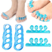 Toe Separators XXL for Yoga and Foot Pain Relief Gel Bunion Corrector Hammer Toe Straightener