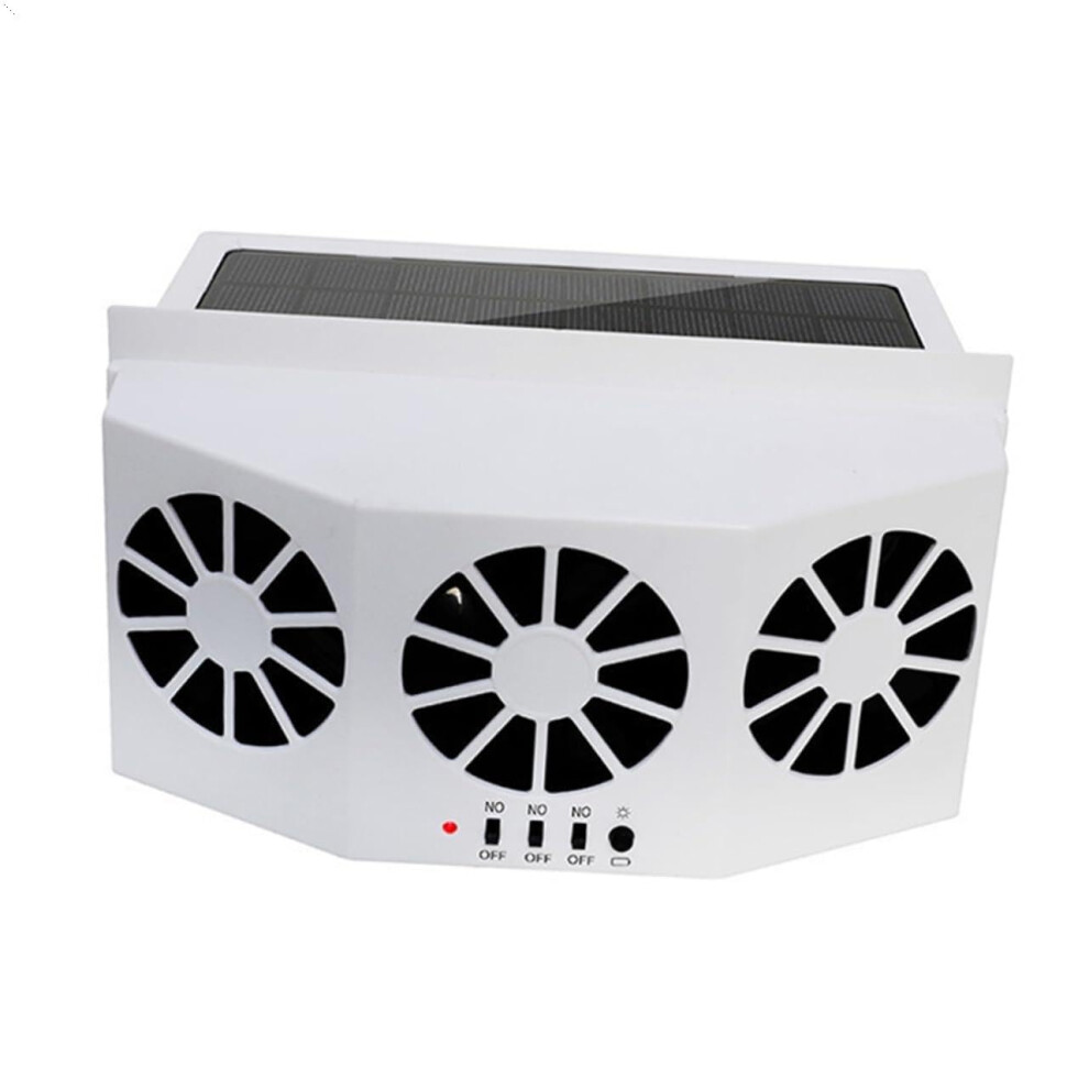 Solar Car Fan With Solarpowered Cooling, Easy Installation And Energy Saving Window Ventilation 9113335835658