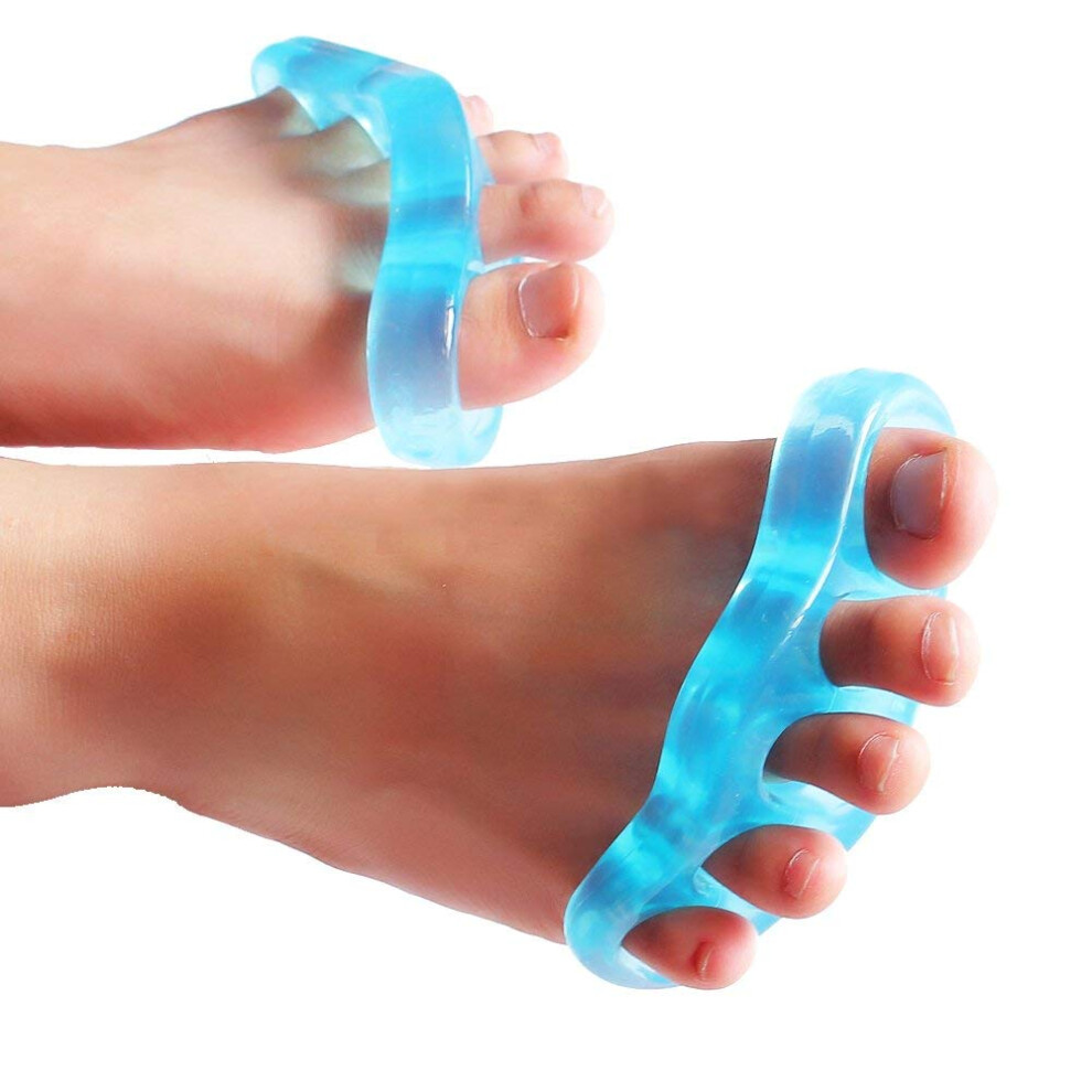 Toe Separators and Stretchers for Bunion Corrector, Medical Grade Gel, Toe Realignment Support, Small