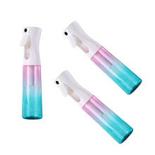 3 Pcs Continuous Fine Mist Hair Spray Bottles, Gradient Pink Blue 200ml for Hair, Plants, Cleaning
