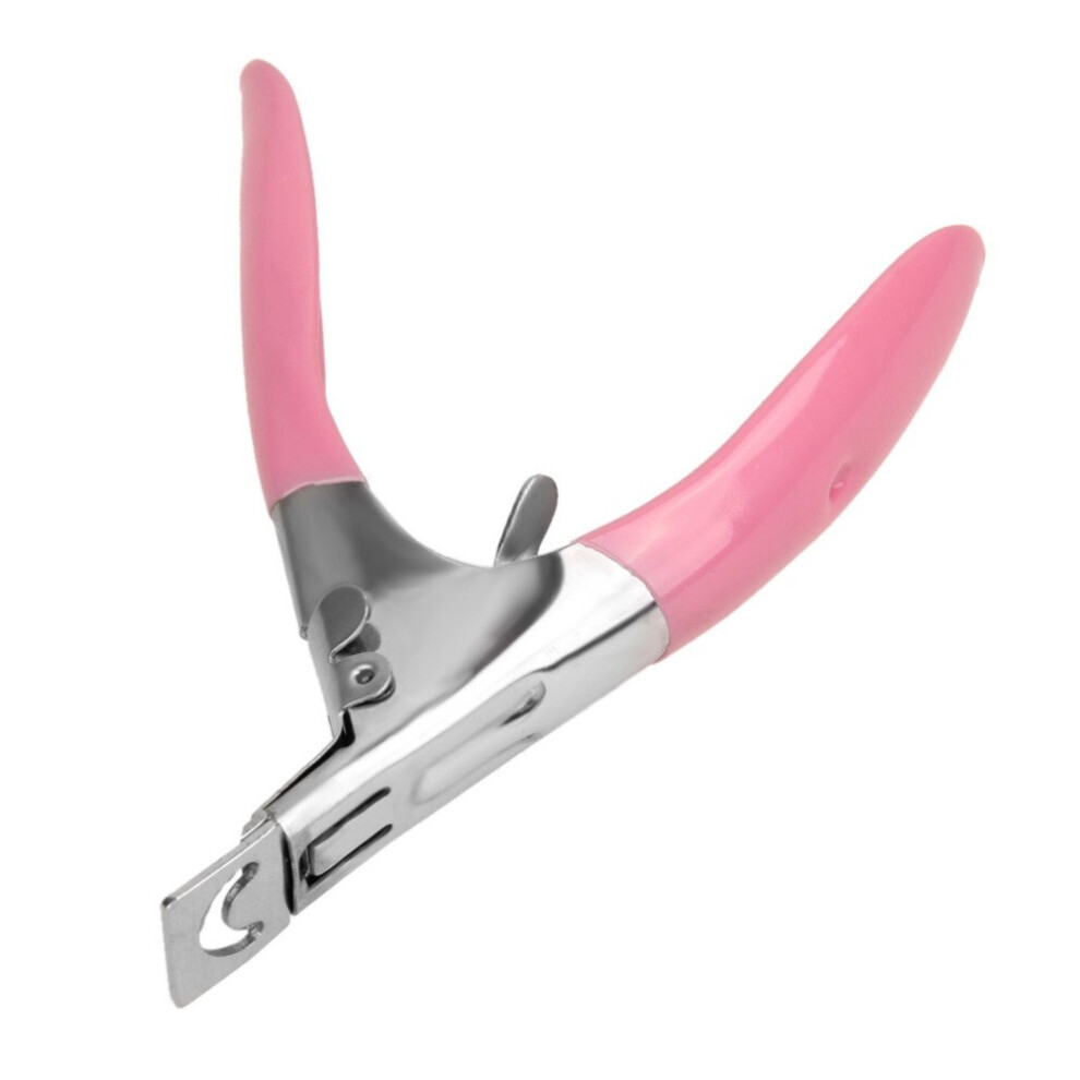 Nail Tip Clipper Stainless Steel Acrylic and Gel Cutter with Precise Edge Trimming for Manicure