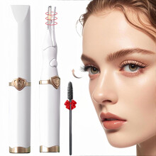 USB Rechargeable Heated Eyelash Curler with 3 Temperature Modes, Rapid Heating and 24H Curl