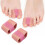 Toe Separators for Women 2PC Silicone Dual Loop Bunion Corrector for Comfortable Toe Alignment 1