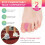 Toe Separators for Women 2PC Silicone Dual Loop Bunion Corrector for Comfortable Toe Alignment 4