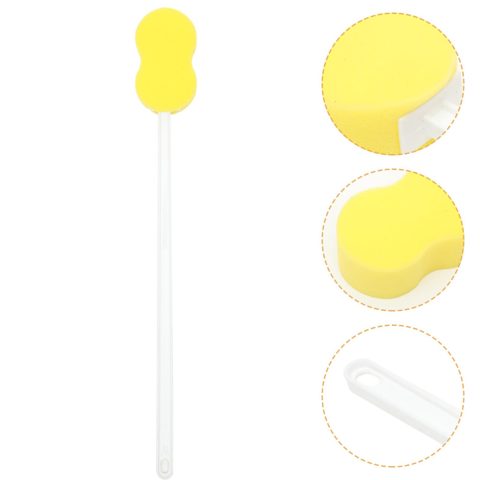 Long Handle Back Scrubber Bath Brush with Gentle Exfoliation and Ergonomic Grip for Shower