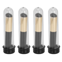 Silicone Lip Brush Set with Storage Box, 4PCS Soft Mini Lip Balm Applicator for Precise Makeup