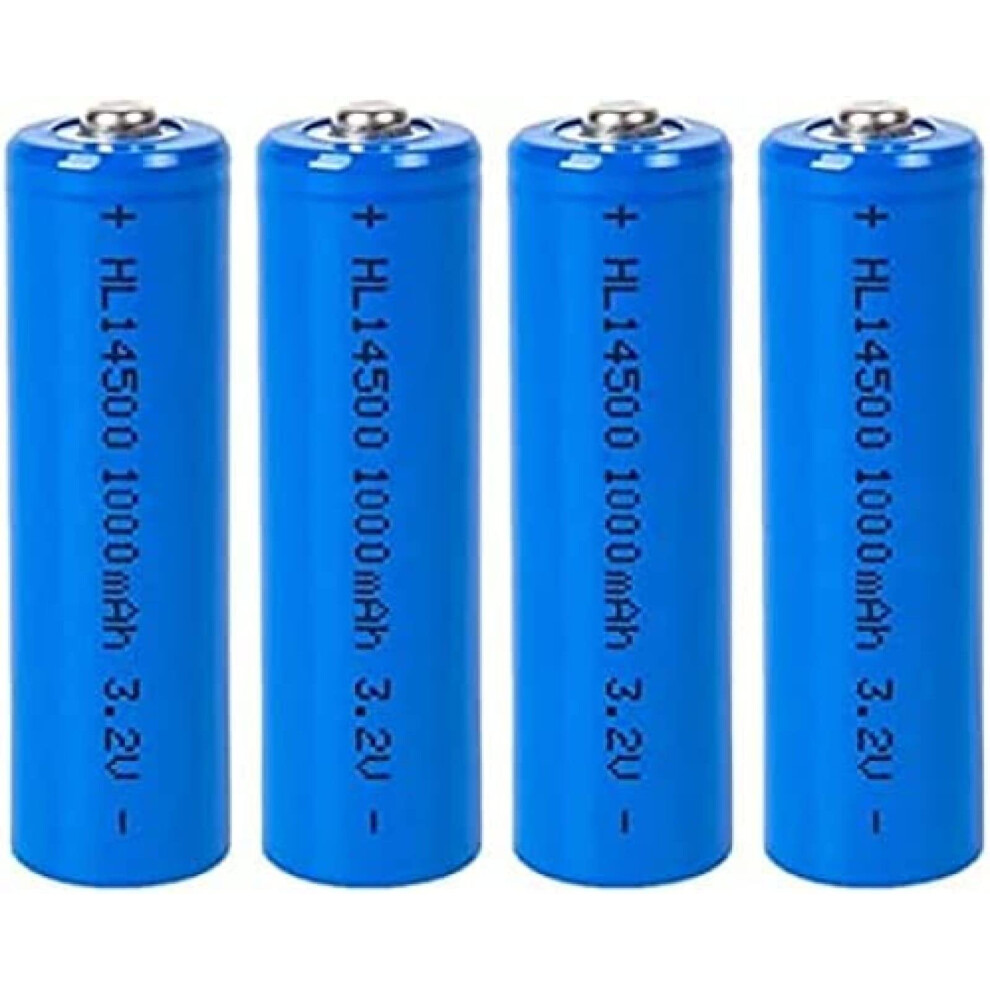 Rechargeable Aa Batteries 3.2V 1000Mah Lithium Ion With Storage Case For Solar Lights 4Pcs 9455672054676